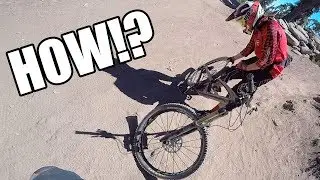 He Rode A Broken MTB on Black Diamond Trails