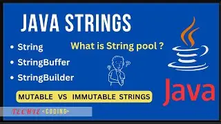 Strings in Java | Types of Strings | What is String Pool ? #javastrings
