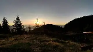 [Timelapse] Восход в Карпатах 4K