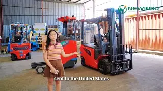 2 Units HELI CPD18 Electric Forklift to the United States #export