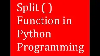 PYTHON TUTORIAL: SPLIT FUNCTION IN PYTHON