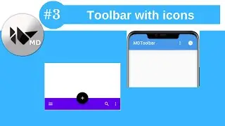 How to create Toolbar in kivymd | Kivy Tutorial 3 - Creating Toolbars | KivyMD | vipin coding