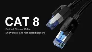 UGREEN 80432 Cat 8 Ethernet Cable 3 Meter Video