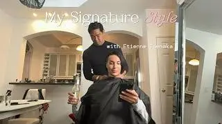 My Signature Hairstyle by Etienne Taenaka 💇‍♀️| Zahra Elise