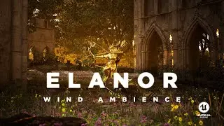 Wind and Forest Ambience | Celtic Forest | Relaxing Background Noise | 4K
