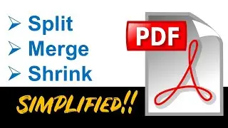 SPLIT MERGE or COMPRESS PDF on The Go – It's Simplified !!