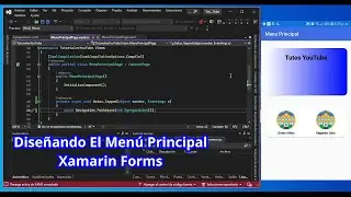Diseñar Un Menú Principal En Xamarin Forms