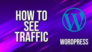 How To See Traffic WordPress Tutorial
