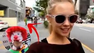PALHAÇO SEGUE MULHER NA RUA ☠️😱 TENSO (não andem sozinhos)