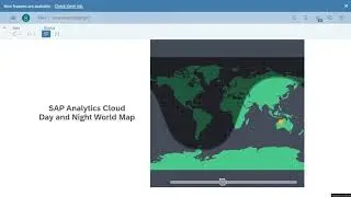 SAP Analytics Cloud Day and Night World Map Custom Widget with amCharts