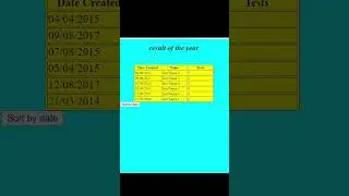 HTML BASICS\SORT TABLE