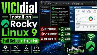 VICIdial Install on Rocky Linux 9 in VMware | Full Setup + HTTPD, SSL & Internet Error Fix