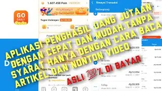 APLIKASI PENGHASIL DANA TERCEPAT 2022 DAN menghasilkan uang ke akun DANA langsung tanpa syarat