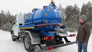 Компактная вакуумная ассенизаторская машина МВ-4 ГАЗ NEXT от НПО 