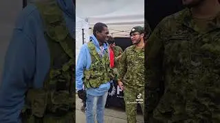 I was invited at military job congress. Joining the military soon 😄! #vincentmboya #trending #canada