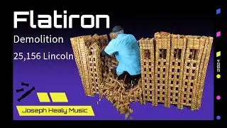 Flatiron: Demolition - Knocking Down 25,156 Lincoln Logs #demolition #toys #woodentoys #asmr