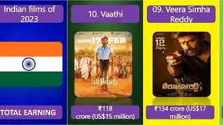 Comparison: Bollywood top earning movies 2023 || bollywood movies list 2023 | top earning movies |