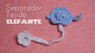 Separador de libros tejido