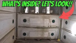 WHAT’S INSIDE THESE MAUSOLEUMS?  LET’S LOOK!! - Mausoleum Tour.