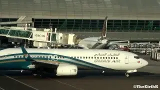 GulfAir turn around [Time lapse] Dubai Intl Airport