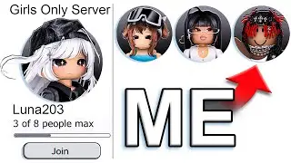 I Snuck Into a GIRLS ONLY SERVER, Then DROPPED BARS.. (Roblox Voice Chat)