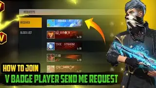 V BADGE PLAYER SEND ME REQUEST || HOW TO JOIN v BADGE GUILD 💫💖