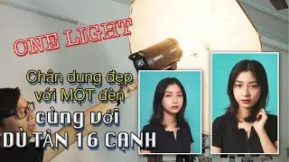 CHỤP ẢNH VỚI MỘT ĐÈN FLASH STUDIO VÀ DÙ TẢN 16 CẠNH  / TIPS  HƯỚNG DẪN SỬ DỤNG SOFBOX PHẦN 1