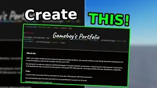 How to create your own portfolio for commissions! | Roblox