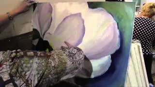 Научиться рисовать большой цветок, живопись для начинающих, художник Игорь Сахаров