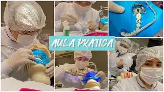 Rotina de uma estudante de odonto #2 | Aula de dentistica - Aly secrets #odontovlog