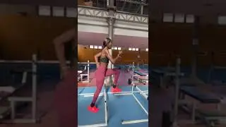 Fatima Diame Long Jump - Morning Routine Workout | Crossfit Athlete 