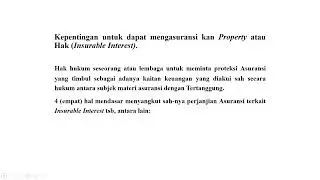 Pengantar Underwriting Pertemuan 3 - STMA TRISAKTI