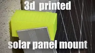 3d printed solar panel mount