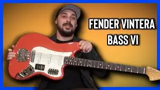Fender Vintera Bass VI! Hot off the press