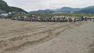 Barmouth beach race 2021 bike start