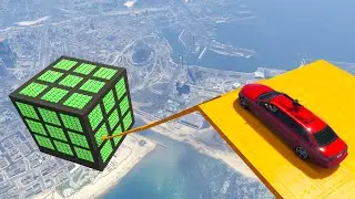 Breath-Taking Speed Boost Cube Launch - GTA 5 Online