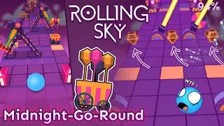[The CHAOTIC Backward ⏪] Rolling Sky - Midnight-Go-Round