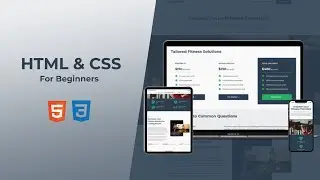 HTML & CSS Tutorial For Beginners | Responsive Landing Page | CSS Grid & Flexbox