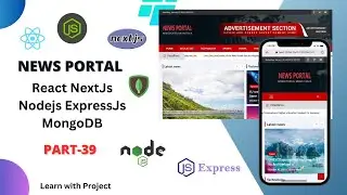 News portal mern stack nextjs news  image gallery reactjs | nodejs | expressjs | mongodb #39