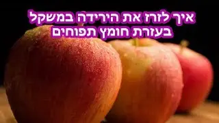 איך לזרז את הירידה במשקל בעזרת חומץ תפוחים