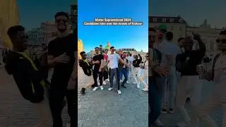 Supranational candidates take over the streets of Krakow ✨🕺🏻