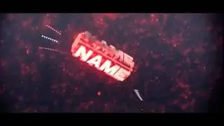 FREE RED INTRO TEMPLATE AE & C4D