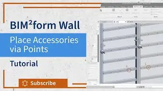 BIM²form Wall: Place Accessories via Points | BIM²