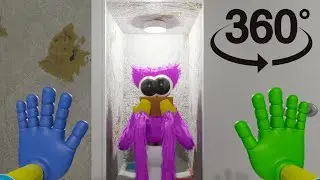 The Player scared Kissy Missy Poppy Playtime - animation meme - VR 360