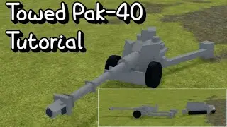 Towed Pak-40 Roblox Plane Crazy Tutorial