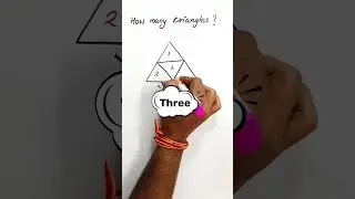 Mental ability Test / Counting Triangles in the figure / short tricks