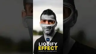 How to add liquify effect in Photoshop  | shorts  | Intelkeen skills  