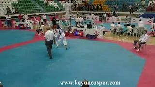 53kg A. Ayaz vs M. Caner (2019 Turkish Cadet Taekwondo Championships)
