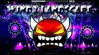 100th Demon! Windy Landscape By Woogi1411 (Very Hard Demon) | Geometry Dash 2.1[60hz]