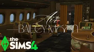 Air Bailey - Moon [Luxury Private Jet] | The Sims 4 Speed Build [Townie Diaries: Build 4]